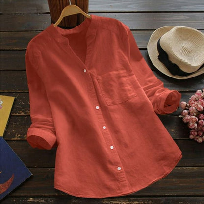 Jessica | Women Relaxed Fit Button Shirt Blouse
