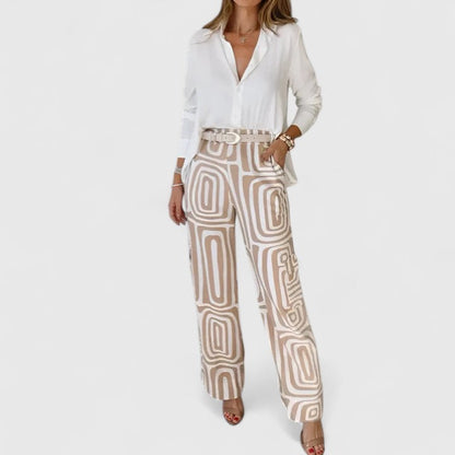 Kira | Elegant Two-Piece Set (Including A Free Belt)