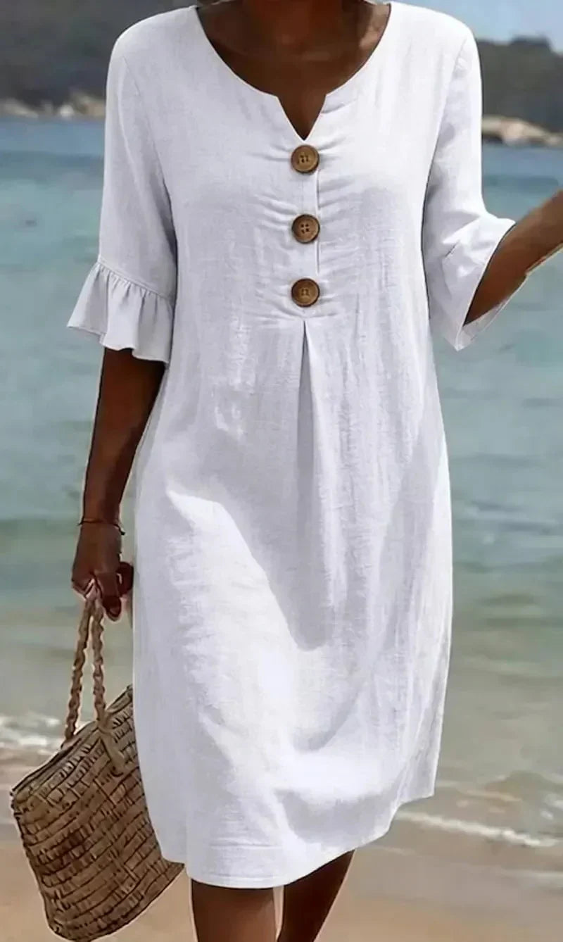 Radmila™ - Textured Long Sleeve Dress