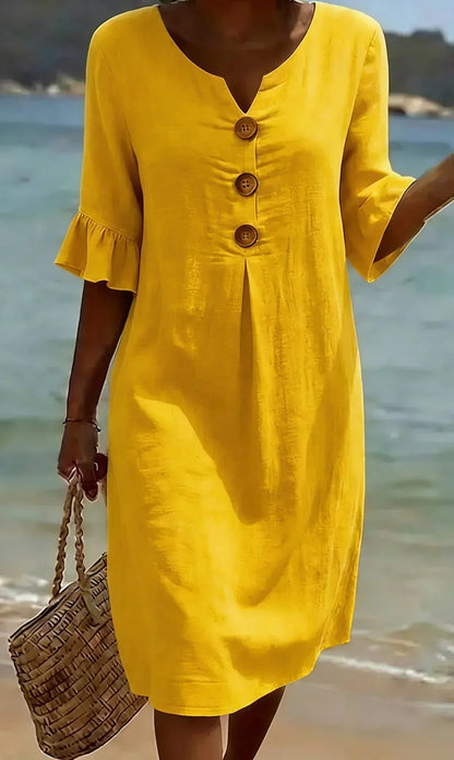 Radmila™ - Textured Long Sleeve Dress