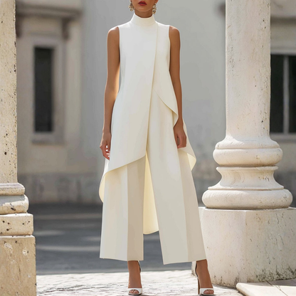 Viviana | Elegant Drop-Waist Jumpsuit