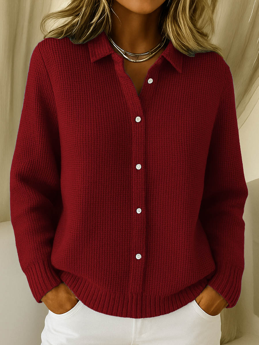 Lisa | Classic Knitted Button Cardigan