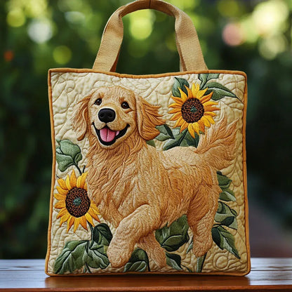 Golden Velvet Bag