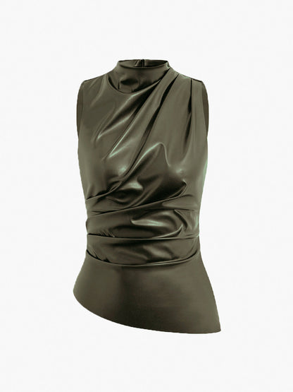 Ella | Women’s Summer Sleeveless Chic High Neck Top