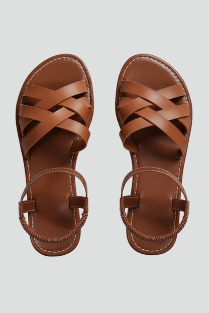 Margaret | Women’s Crisscross Strap Ankle Sandals