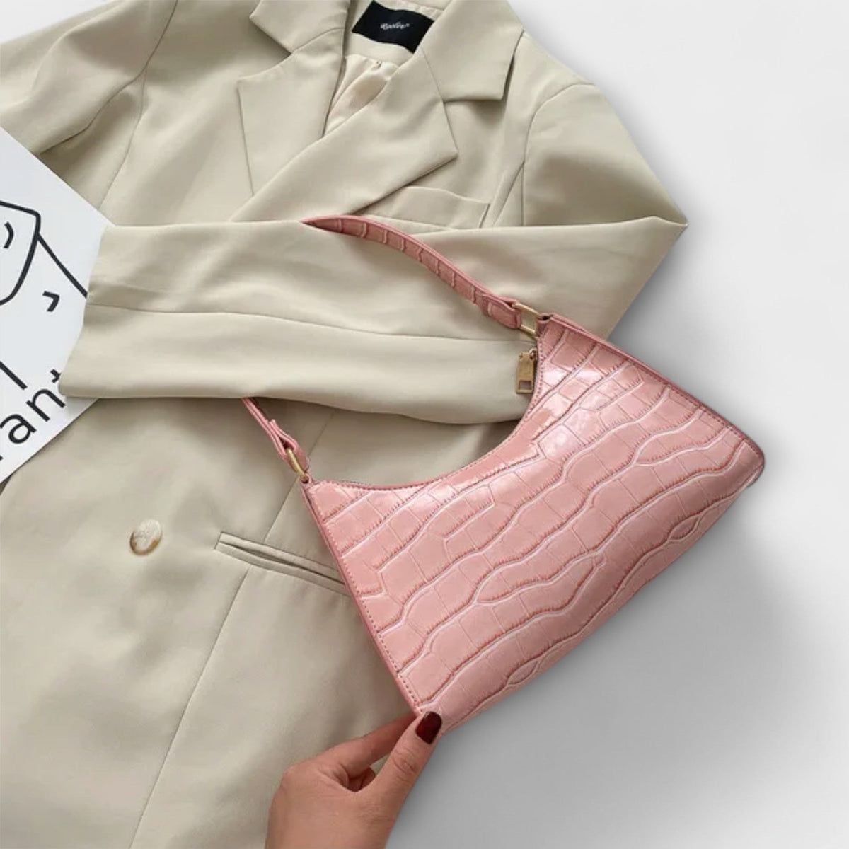 Saar - Shiny Leather Bag