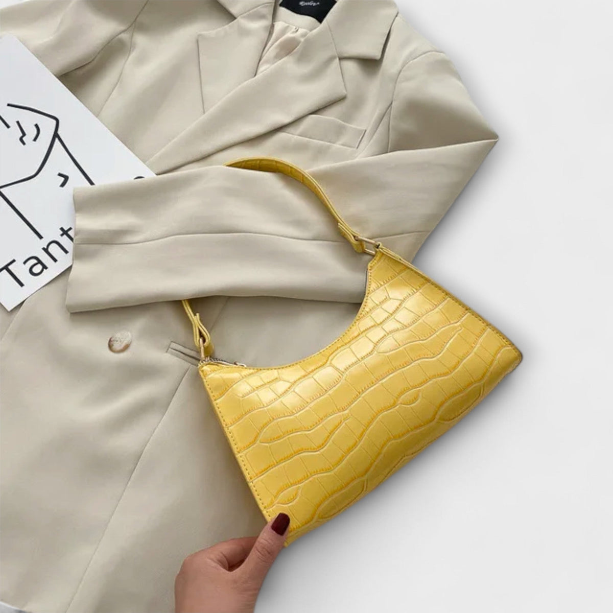 Saar - Shiny Leather Bag