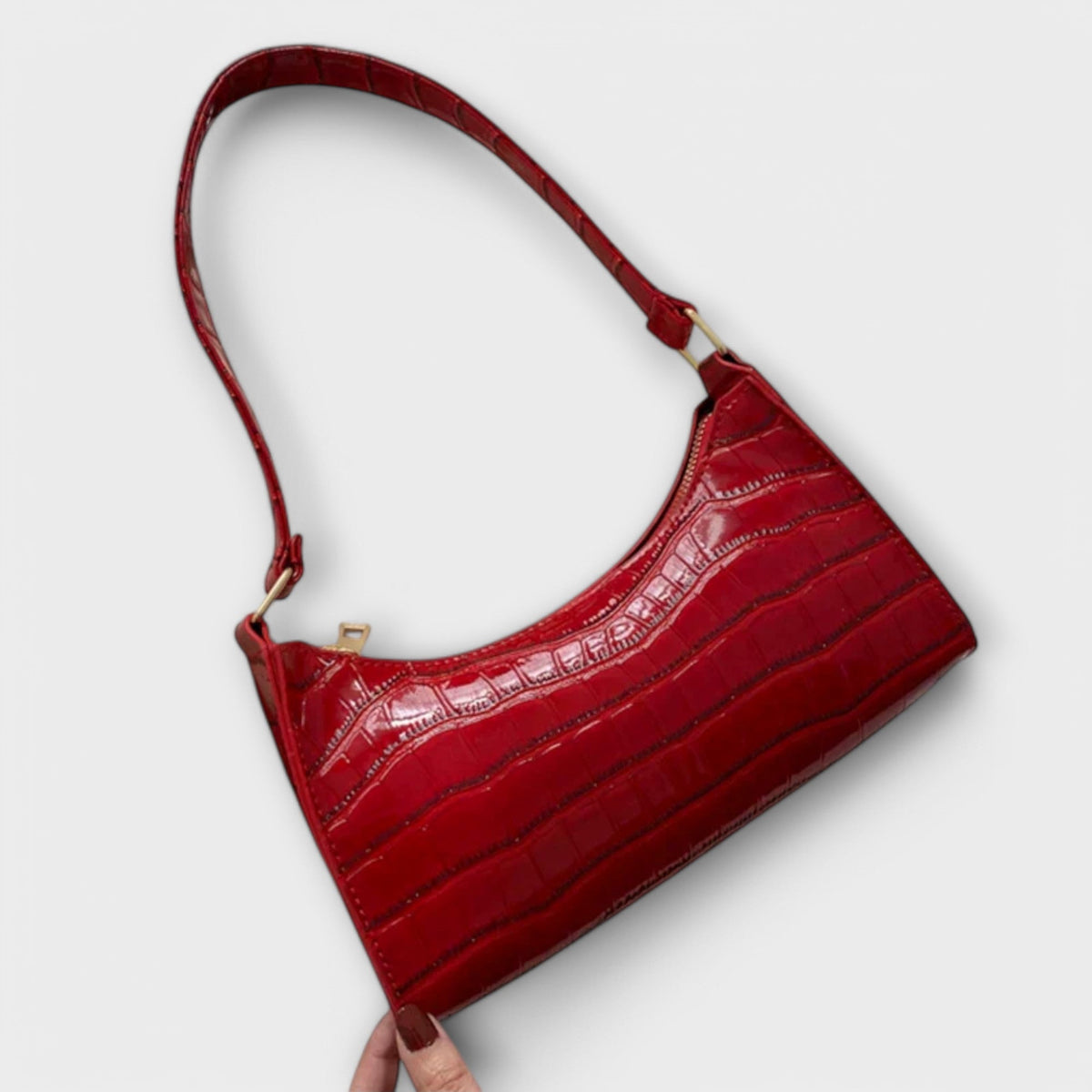Saar - Shiny Leather Bag