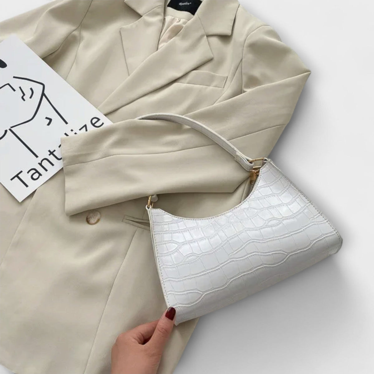 Saar - Shiny Leather Bag