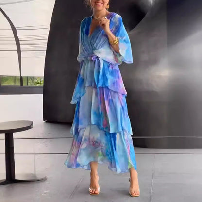 Stella & Grace™ |Layered Floral Sun Dress
