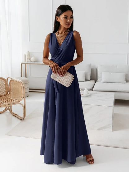 Hailey | Women Wedding Guest Elegant Wrap Maxi Dress