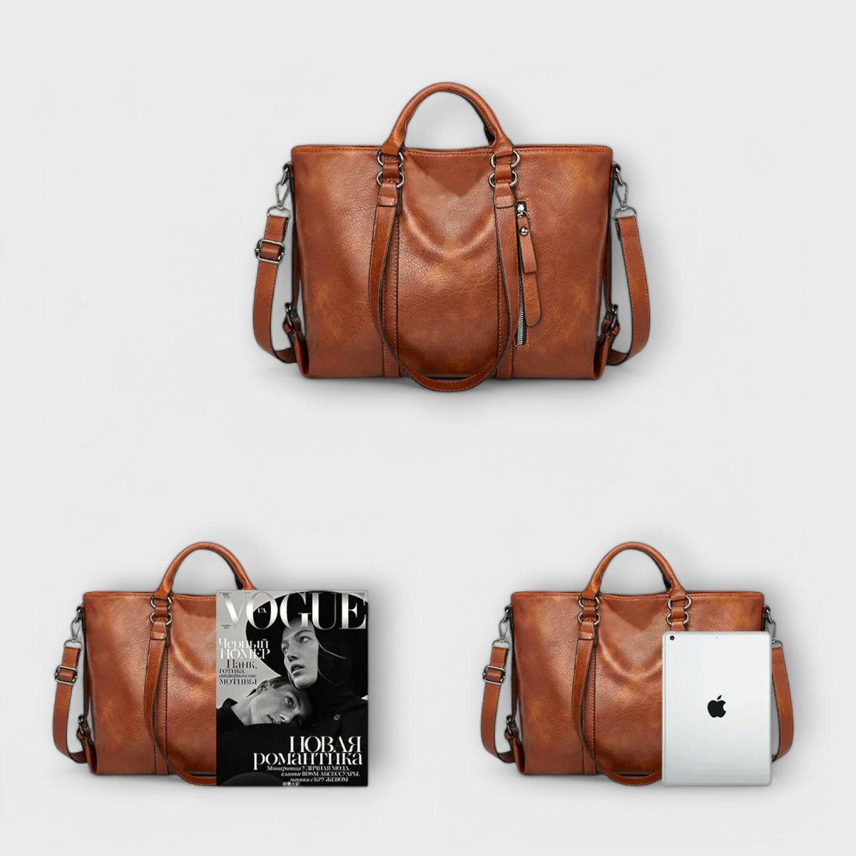 Nishell - Large Leather Bag