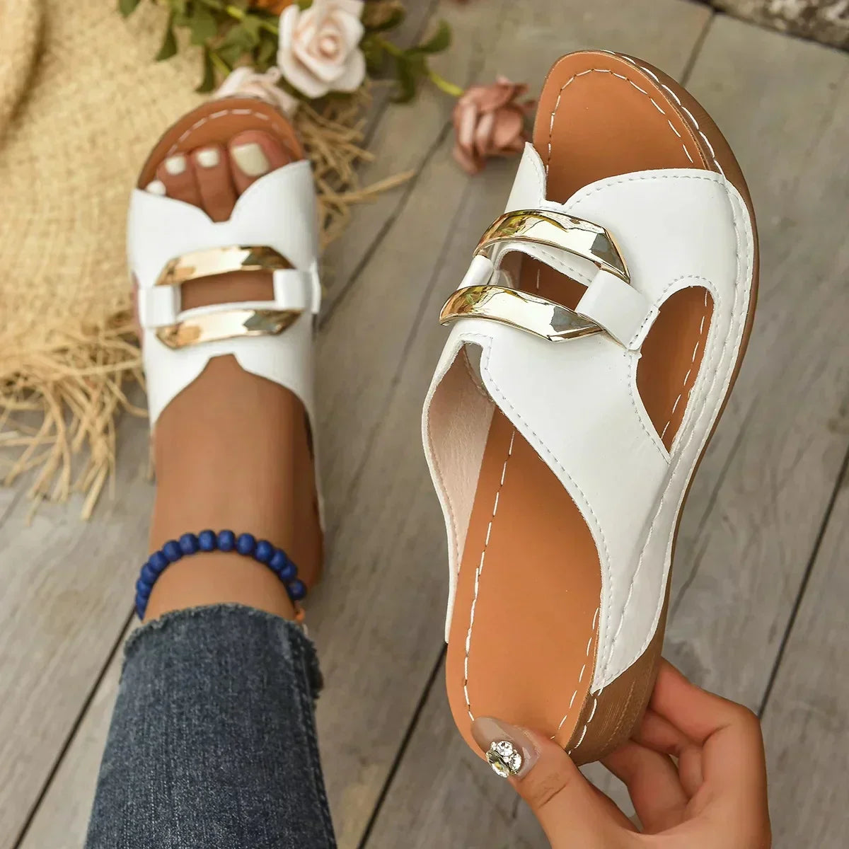Lina | Orthopedic Wedge Heel Sandals