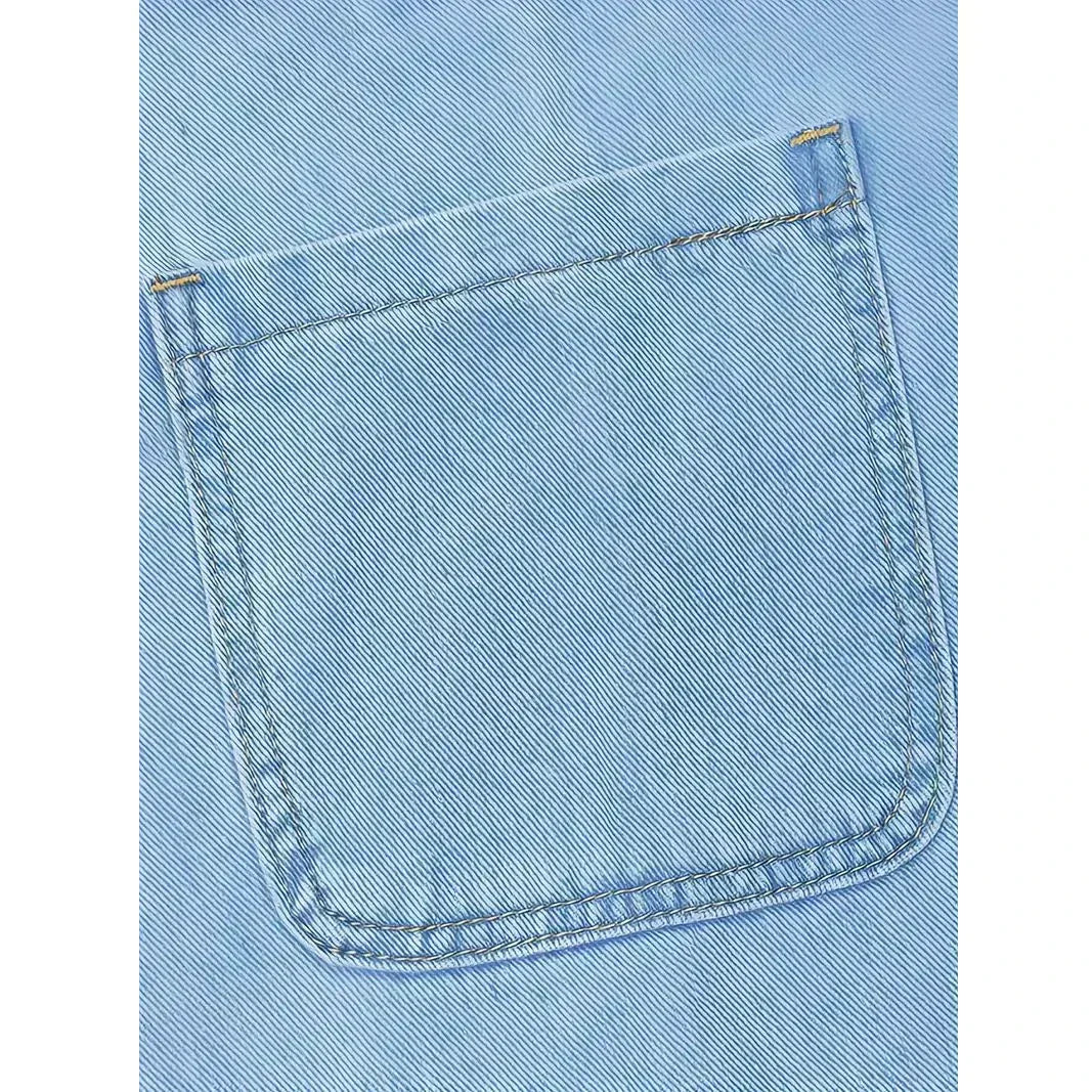 Emma Relaxed Denim-Look Dress