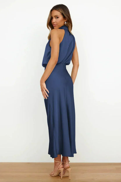 Faith | Women’s Chic Halter Evening Dress