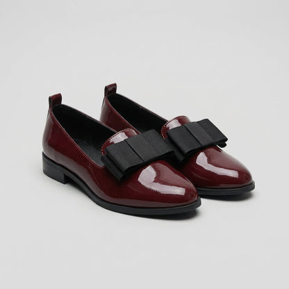 Lily | Women’s Orthopedic Pointed Toe Bow Detail Loafers