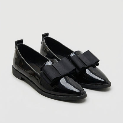Lily | Women’s Orthopedic Pointed Toe Bow Detail Loafers