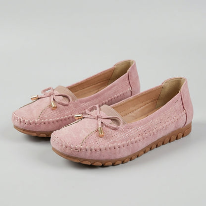 Madison | Women’s Orthopedic Perforated Bow Comfort Loafers
