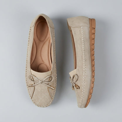 Madison | Women’s Orthopedic Perforated Bow Comfort Loafers