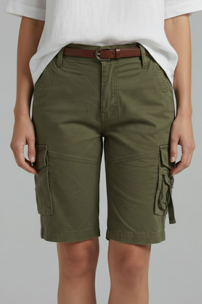 Jenna | Women’s Utility Pocket Cargo Shorts