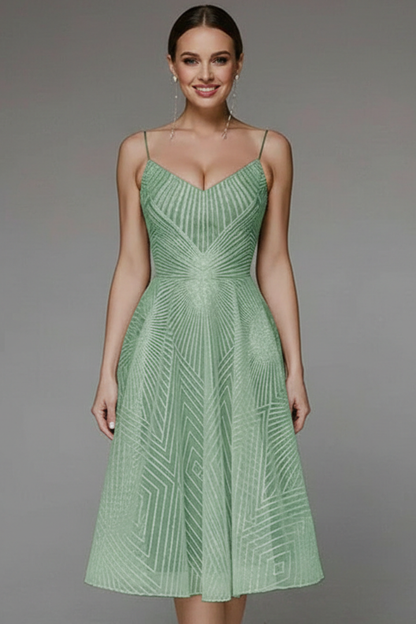 Faith | Women’s Spaghetti-Strap A-Line Skirt Midi Dress