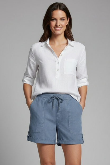 Jasmine | Women’s Drawstring Casual Pocket Shorts