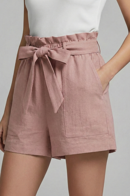 Dakota | Women’s Shorts Tie Waist Pockets