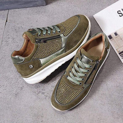 Ashley | Womens Lace Up Platform Sneakers