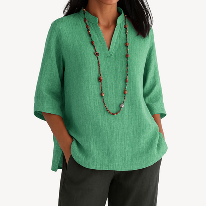 Katherine | Women’s Casual Linen Tunic Top