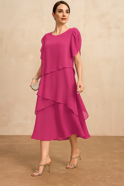Olivia | Women’s Soft Classic Chiffon Dress