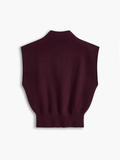 Michelle | Women's Mock Neck Short Sleeve Casual Top