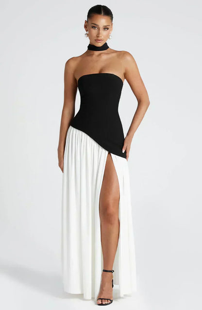 Emily | Women Wedding Guest Asymmetric Maxi Dress