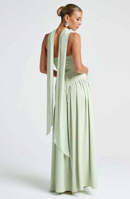 Emily | Women Wedding Guest Asymmetric Maxi Dress