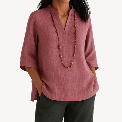 Katherine | Women’s Casual Linen Tunic Top