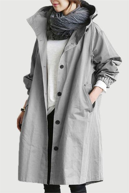Barbara | Oversized Water-Resistant Windbreaker