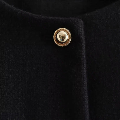Brooklyn | Women's Cropped Button Front Bomber Jacket