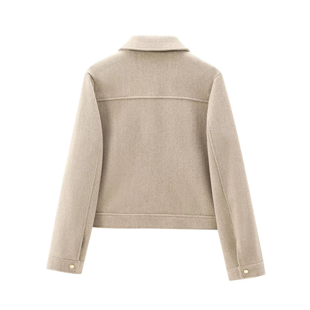 Beatrice | Women's Cropped Zip Up Bomber Jacket